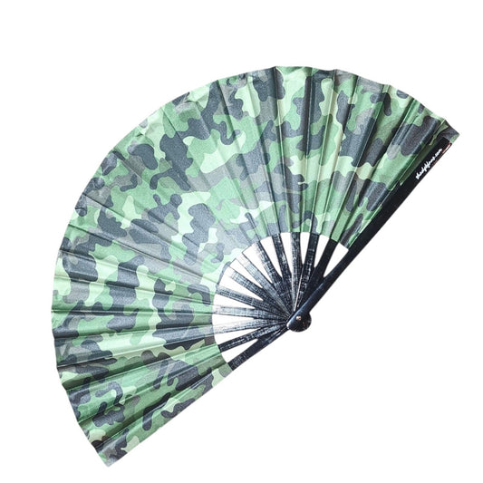Camouflage Print Clack Fan