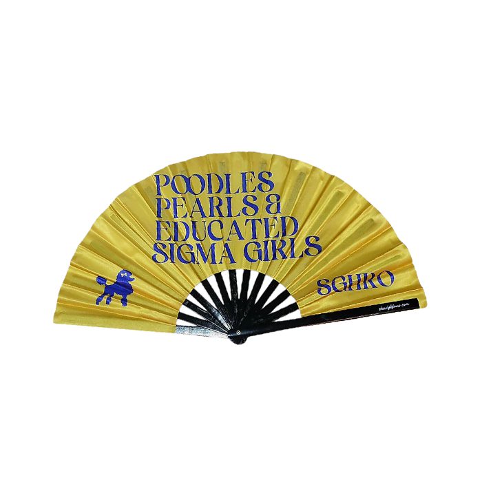 Poodles Pearls & Educated Sigma Girls Clack Fan | Shady B Fans