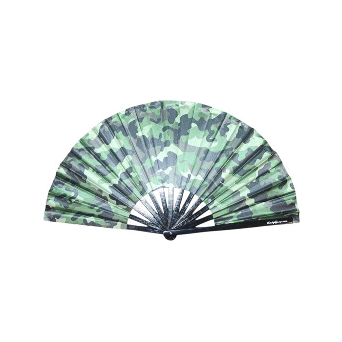Camo fan for festivals, concerts, homecoming, brunch and rodeo weekends.