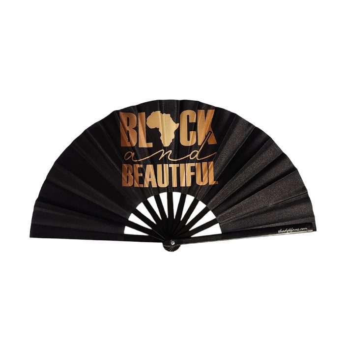 Black & Beautiful Clack Fan | Shady B Fans
