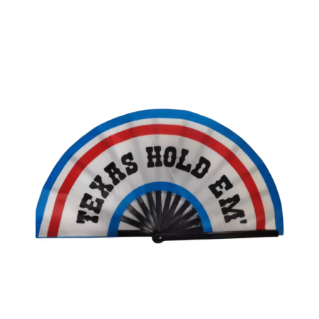 Large Texas Hold ’Em Clack Fan with Western card-inspired design for Beyoncé’s Cowboy Carter Tour by Shady B Fans