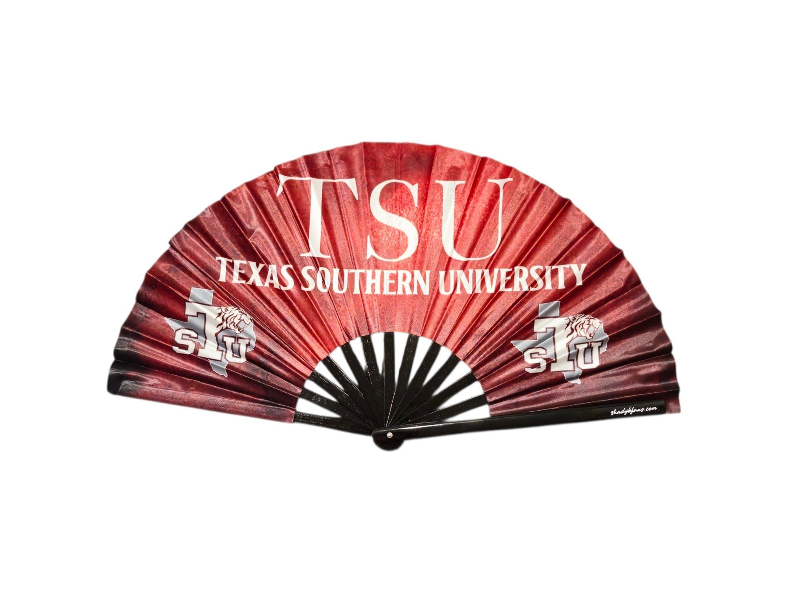 Texas Southern University TSU HBCU hand fan by Shady B Fan